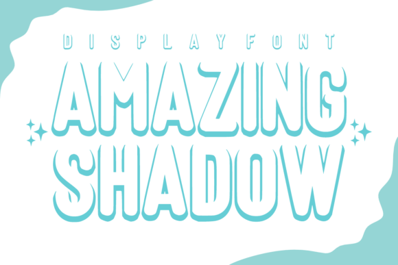 Amazing Shadow: The Retro Display Font for Bold, Playful Designs