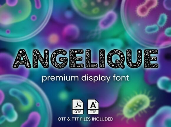 Angelique: A Bold Display Typeface for Creative Impact