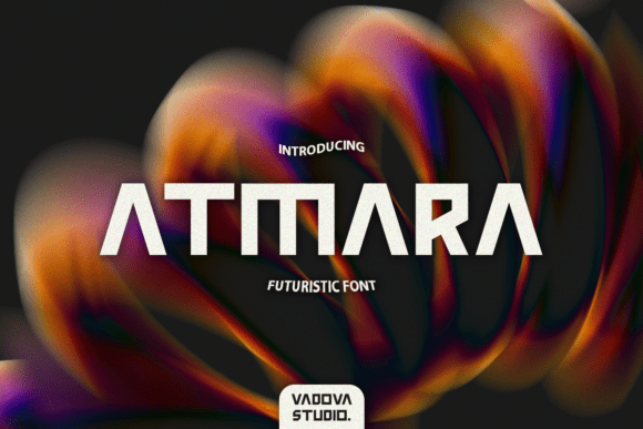 Atmara: A Futuristic Display Font for Bold Visuals