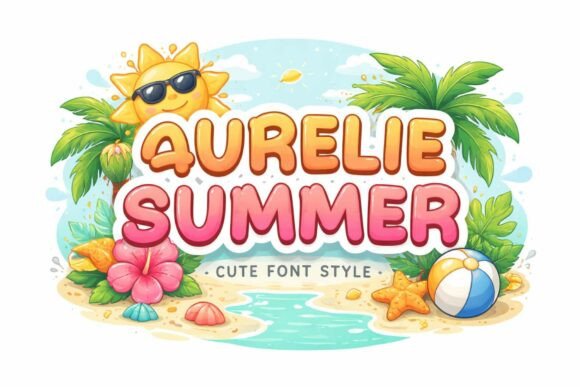 Aurelie Summer: A Unique & Elegant Display Font