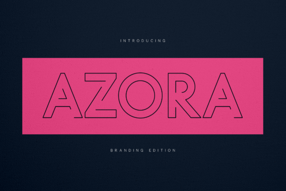 Azora Branding Edition: Bold Modern Outlines
