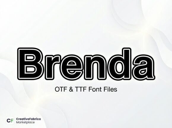Brenda: A Bold Modern Display Font for Impactful Design