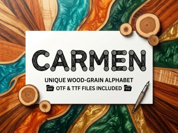Carmen: A Bold Typeface for Head-Turning Design