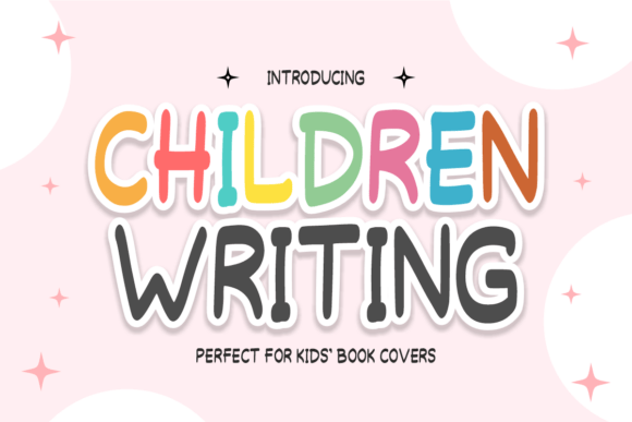 Children Writing: The Authentic Hand-Drawn Font