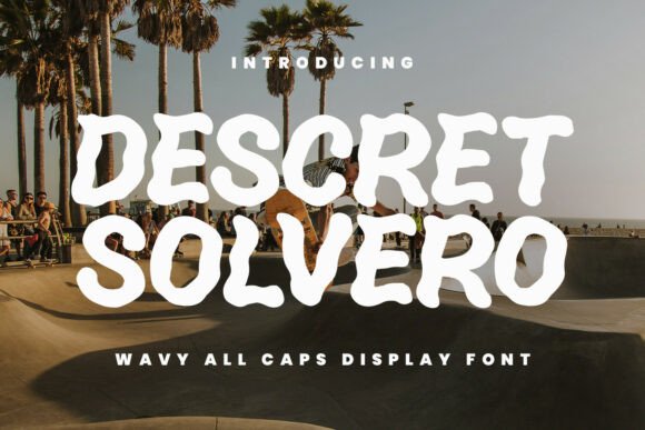 Descret Solvero: A Bold, Psychedelic Display Font