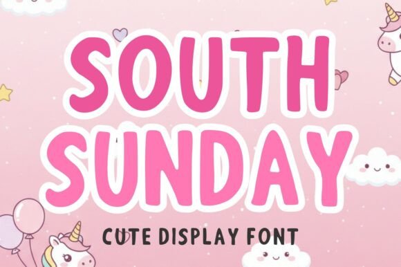Discover South Sunday: A Charming Font for Playful Designs