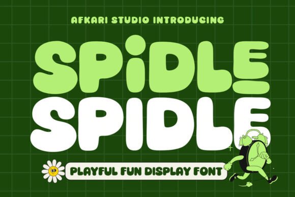 Discover Spidle: A Font for Joyful, Modern Design