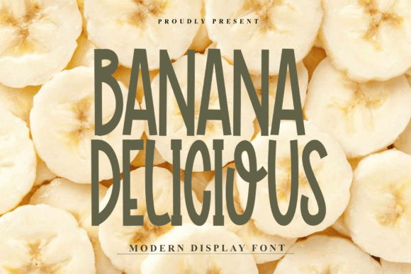 Discover the Friendly Charm of Banana Delicious Font