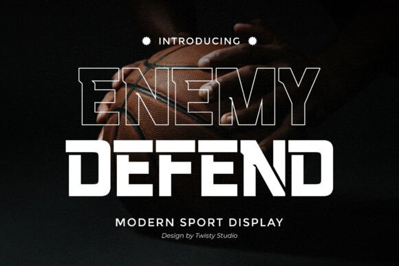 Enemy Defend: Bold Tactical Font for High-Impact Design