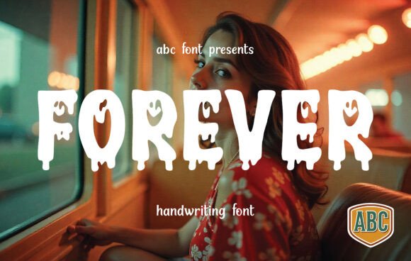 Forever Font: A Playful Dive into Melting Typography