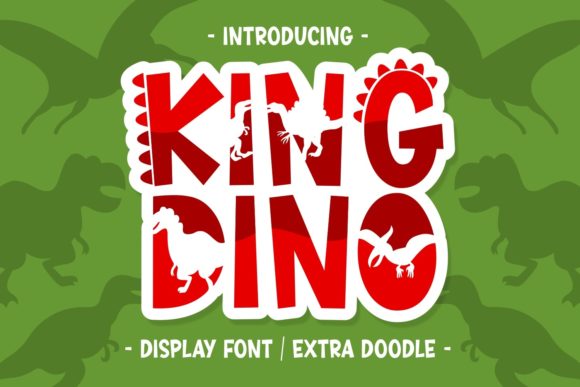 King Dino: A Playful Font for Vibrant Designs