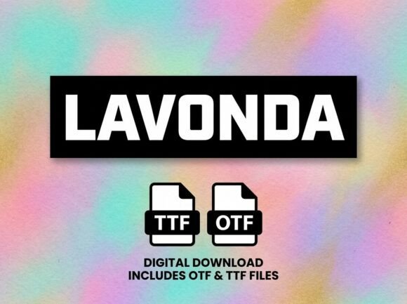 Lavonda: A Stunning Decorative Display Typeface