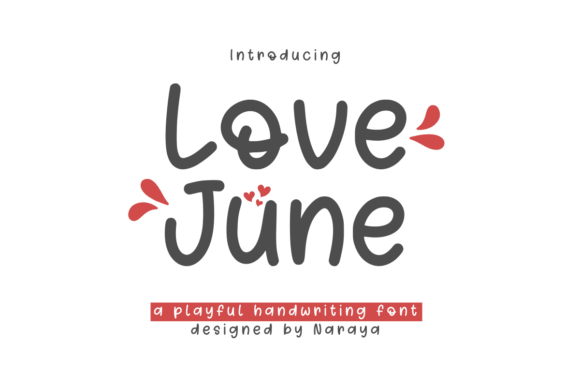 Love June: A Playful Handwriting Font for Creative Joy