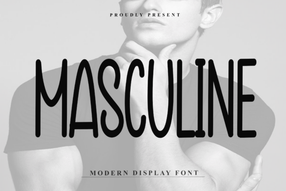 Masculine: A Bold Display Font for Modern Design
