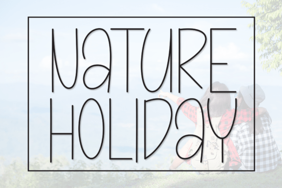 Nature Holiday: A Charming Handwritten Display Font