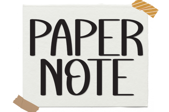 Paper Note: A Charming Handwritten Font for Creative Projects