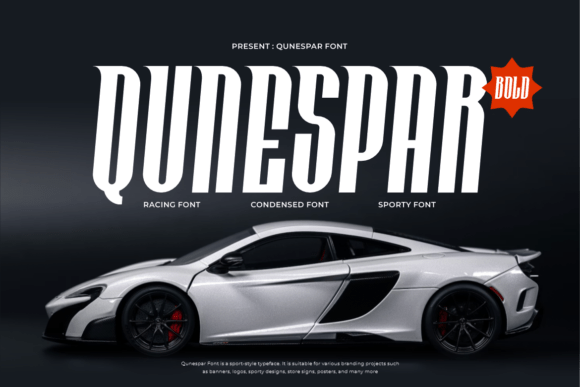 Qunespar: The High-Energy Racing Font for Impact