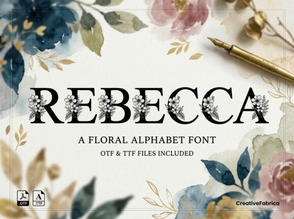 Rebecca: A Striking Display Typeface for Impactful Design