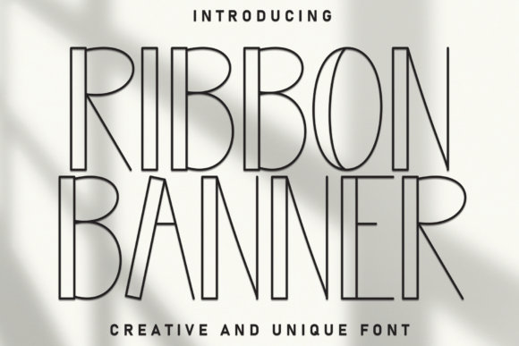 Ribbon Banner: A Sweet & Friendly Handwritten Display Font