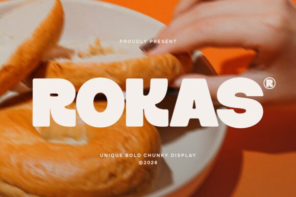 Rokas: The Bold Display Font for Modern Design