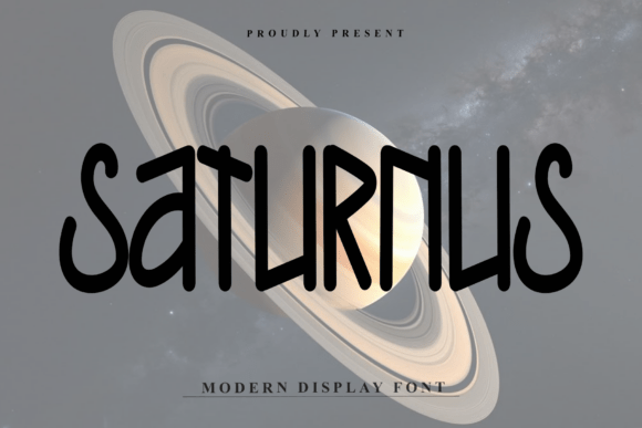 Saturnus: The Modern Display Font for Sleek Branding