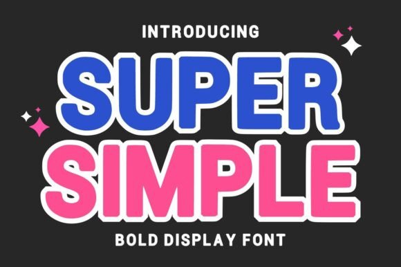 Super Simple: Bold Street-Style Typeface for Urban Design