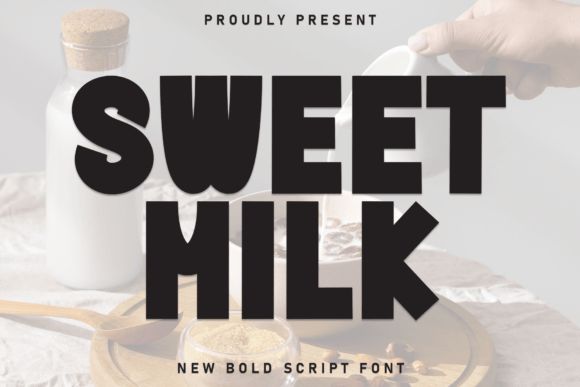 Sweet Milk: A Charming Handcrafted Display Font