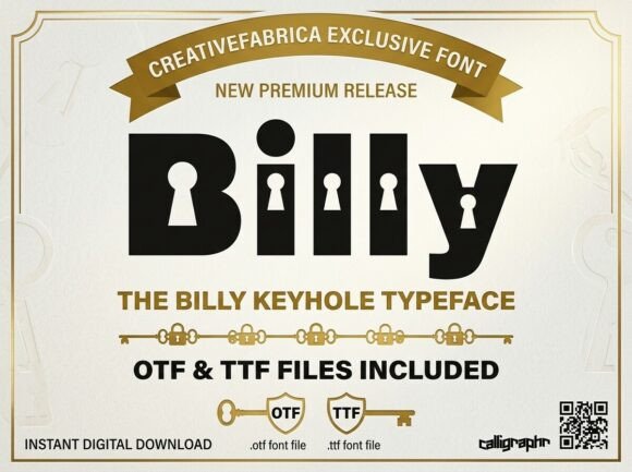 Unleash Your Creativity with the Billy Typeface